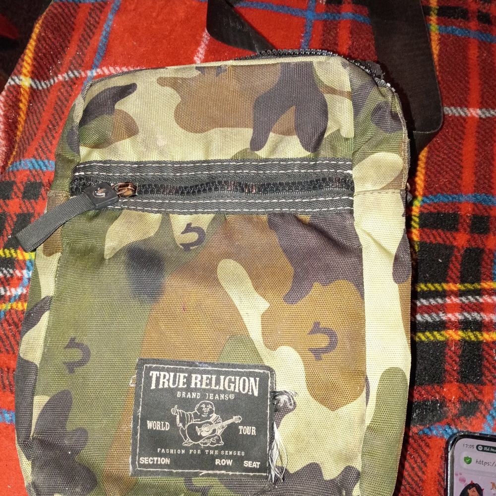 True Religion Camouflage Crossbody Bag